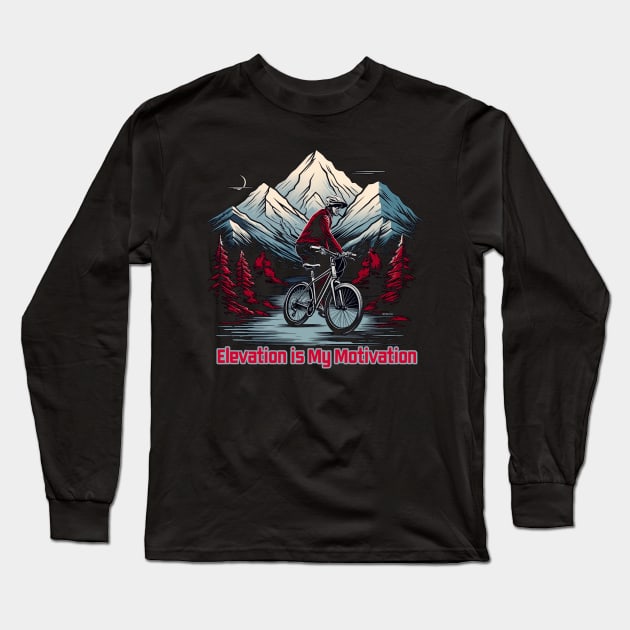 Elevation is my MOTIVATION Long Sleeve T-Shirt by FWACATA